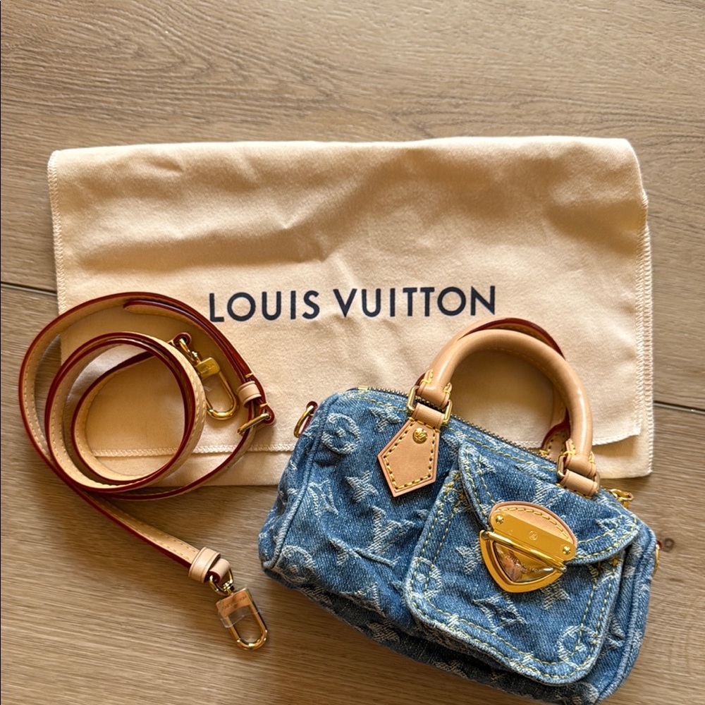 Louis Vuitton denim nano SOLD OUT speedy